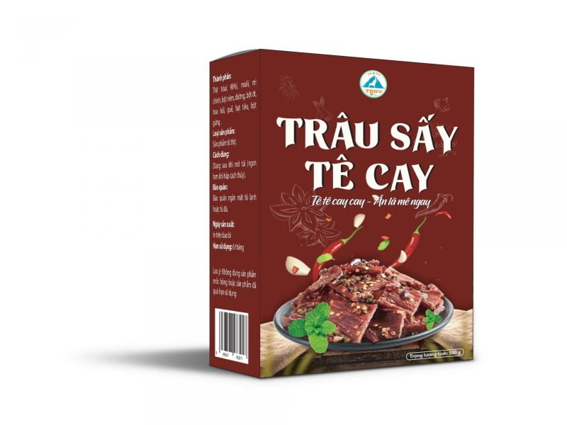 TSTC5- Trâu sấy tê cay 500gr